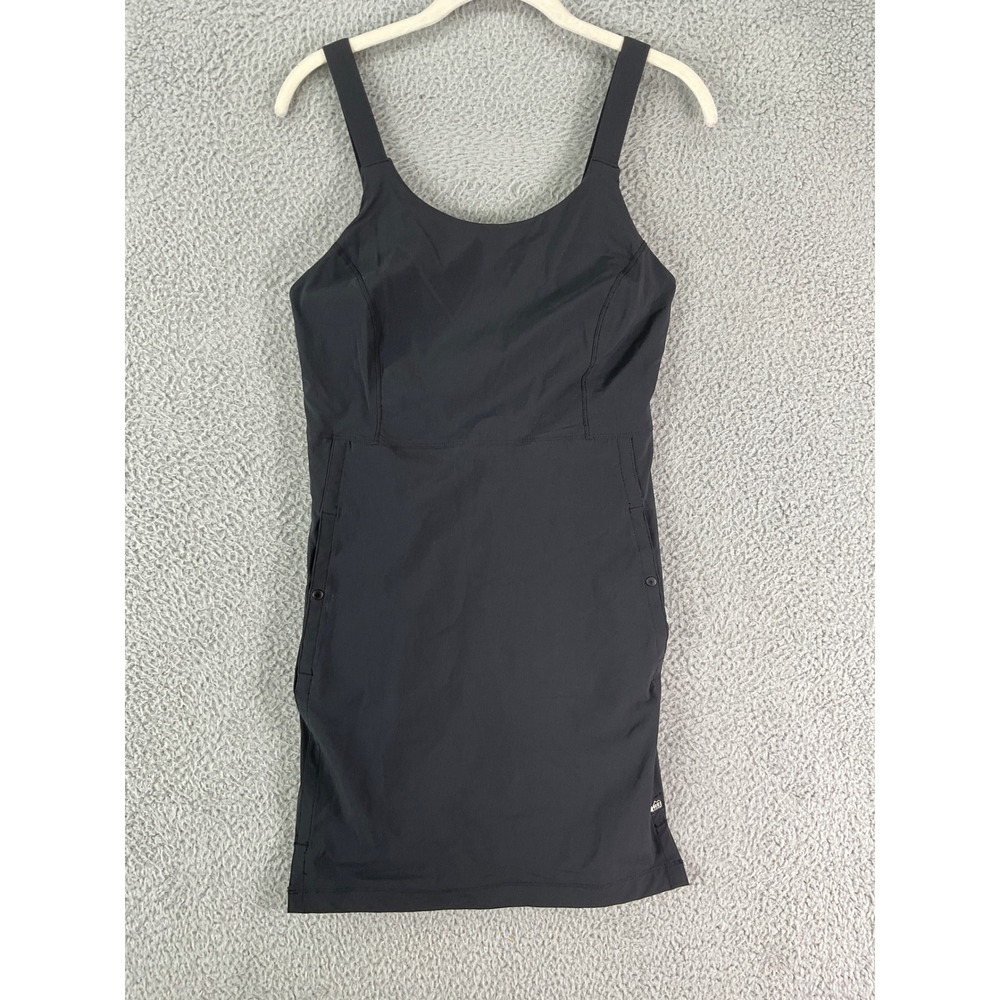 REI Co-op Active Dress Women S Black Pockets Hiking Travel Athleisure Gorpcore